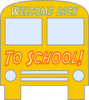 +education+learn+welcome+back+to+school+bus+ clipart