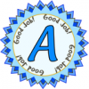 +win+winner+award+medal+A+blue+ clipart