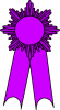 +win+winner+prize+ribbon+purple+ clipart