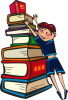 +read+reading+boy+with+huge+books+ clipart