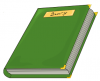 +read+reading+diary+green+ clipart
