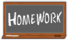 +school+blackboard+homework+ clipart