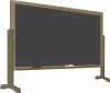 +school+blackboard+with+stand+ clipart