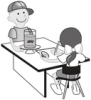 +child+kid+children+chemistry+lab+ clipart