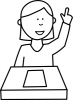 +child+kid+children+student+raising+hand+ clipart