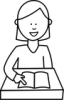 +child+kid+children+student+reading+ clipart