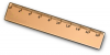 +education+supply+Ruler+wooden+smooth+ clipart