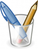 +education+supply+writing+instruments+ clipart