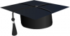 +hat+graduation+cap+short+tassle+black+ clipart