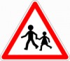 +sign+information+school+crossing+ clipart