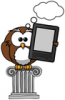 +sign+information+wise+owl+blank+ clipart