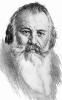 +famous+people+Johannes+Brahms+BW+ clipart