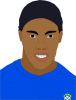 +famous+people+Ronaldinho+ clipart