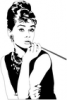 +famous+people+celebrity+actor+Audrey+Hepburn+ clipart