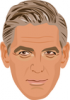 +famous+people+celebrity+actor+George+Clooney+ clipart