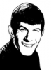 +famous+people+celebrity+actor+Leonard+Nimoy+outline+ clipart