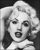 +famous+people+celebrity+actor+actress+Marilyn+Monroe+BW+ clipart