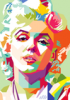 +famous+people+celebrity+actor+actress+Marilyn+pop+art+ clipart