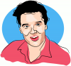 +famous+people+celebrity+musician+Elvis+Presley+clipart+ clipart