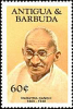 +famous+people+civil+history+Gandhi+stamp+ clipart