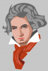 +famous+people+composer+musician+Beethoven+light+ clipart