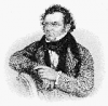 +famous+people+composer+musician+Franz+Schubert+BW+ clipart