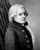 +famous+people+composer+musician+Mozart+BW+ clipart