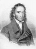 +famous+people+composer+musician+Niccolo+Paganini+BW+ clipart