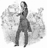 +famous+people+composer+musician+Niccolo+Paganini+sketch+ clipart