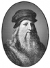 +famous+people+creative+painter+Leonardo+da+Vinci+ clipart