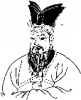 +famous+people+logic+philosopher+Confucius+lineart+ clipart