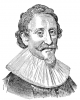 +famous+people+logic+philosopher+Hugo+Grotius+lineart+ clipart