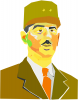 +famous+people+military+warrior+history+De+Gaulle+ clipart