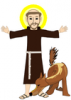 +famous+people+religious+Saint+Francis+of+Assisi+ clipart