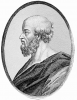 +famous+people+scientist+Eratosthenes+engraving+ clipart