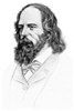 +famous+people+writer+author+history+Alfred+Tennyson+2+ clipart