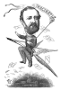 +famous+people+writer+author+history+Charles+Reade+cartoon+ clipart