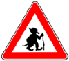 +character+fiction+troll+warning+sign+ clipart