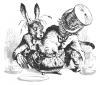 +fiction+story+Hatter+and+Hare+dunking+Dormouse+ clipart