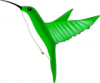 +animal+bird+hummingbird+green+ clipart