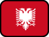 +flag+emblem+country+Albania+outlined+ clipart