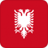 +flag+emblem+country+Albania+square+ clipart