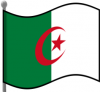 +flag+emblem+country+Algeria+flag+waving+ clipart