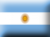 +flag+emblem+country+argentina+3D+ clipart