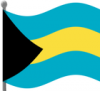 +flag+emblem+country+bahamas+flag+waving+ clipart