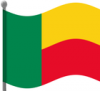 +flag+emblem+country+benin+flag+waving+ clipart