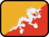 +flag+emblem+country+bhutan+outlined+ clipart