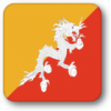 +flag+emblem+country+bhutan+square+shadow+ clipart