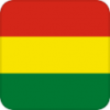 +flag+emblem+country+bolivia+square+ clipart