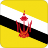 +flag+emblem+country+brunei+square+ clipart